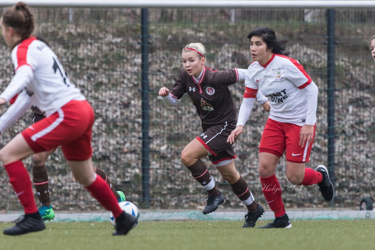 Bild 124 - B-Juniorinnen Walddoerfer - St.Pauli : Ergebnis: 4:1